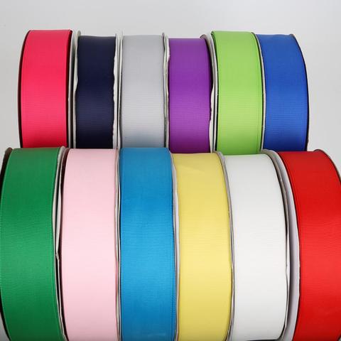 5Yards/Roll Grosgrain Satin Ribbons for Wedding Christmas Party Decorations DIY Bow Craft Ribbons Card Gifts Wrapping Supplies ► Photo 1/6
