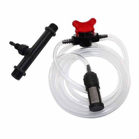 1/2 Inch 3/4 Inch Male Thread Automatic Venturi Fertilizer Injectors Kits Irrigation Venturi Tube Water Flow Control Switch Mesh ► Photo 1/6