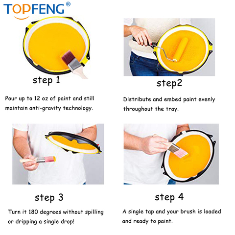 TopFeng Paint2It Pro - Anti Gravity Paint Tray Palette. Premium  Multipurpose Kit for Easy Painting. No Spills, No Drips, No Mess - Price  history & Review, AliExpress Seller - TOPFENG Harvest Store