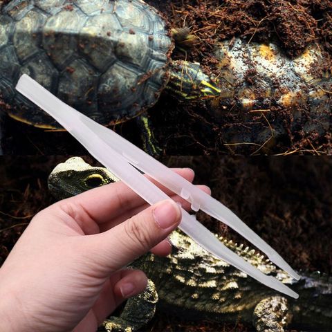 Reptile Tweezers Noctilucence Clip Feeding Tongs Live Food Feeding Clamp ► Photo 1/6