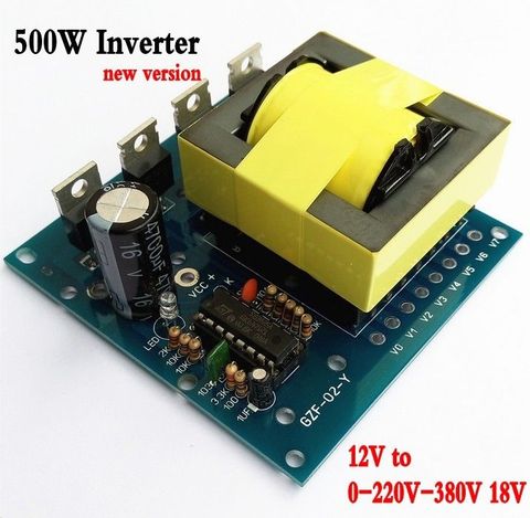 Updated DC-AC Converter 12V to 220V 380V 18V AC 500W Inverter Board Transformer Power ► Photo 1/6