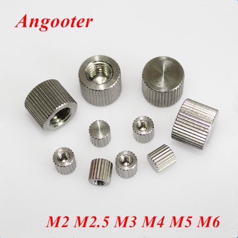 20pcs Knurled Nut M2 M2.5 M3 M4 M5 M6 Stainless Steel Knurled round cylinder blind end hand thumb Nut ► Photo 1/3
