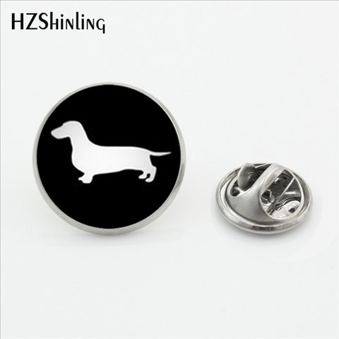 2017 New Design Dachshund Dog Lapel Pins Brooch Jewelry French Bulldog Shirt Stainless Steel Collar Pin Jewelry ► Photo 1/6