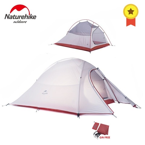 Naturehike Updated Cloud Up 1 2 3 Person Ultralight Tent Outdoor Camp Equipment 2 Man Travel Winter Camping Tent with Mat ► Photo 1/6