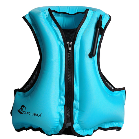 Adult Inflatable Swimming Life Vest Life Jacket Snorkeling Floating Surfing Water Safety Sports Life Saving Jackets Water Sports ► Photo 1/6