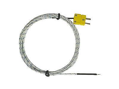 K Type Thermocouple Temperature Sensors with Mini K Type Connector 2m (6.6') ► Photo 1/1