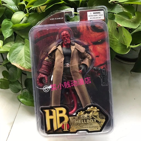 20cm 7'' Hellboy Action Figure Smoke Hellboy Wouded Horn Cool Collectible Model Toy ► Photo 1/1