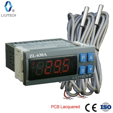 ZL-630A, like ETC-974, STC 9200, STC 9100, Thermostat Temperature, Thermostat for Cold Storage, Temperature controller, Lilytech ► Photo 1/6