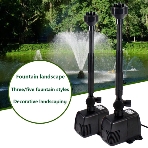 220V Aquarium Fountain Pump Garden Pond Fountain Maker Oxygen Circulation Submersible Sunsun Aquarium Water Pump for Pond 3 Mode ► Photo 1/1