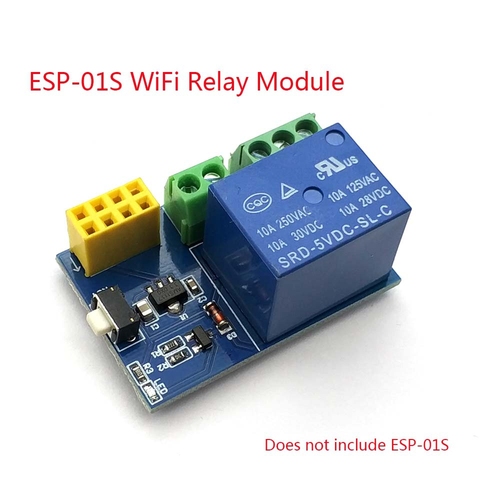 ESP8266 ESP-01S ESP01 S 5V WiFi Relay Module ESP-01S ESP01S Things Smart Home Remote Control Switch Phone APP (no ESP-01S) ► Photo 1/1