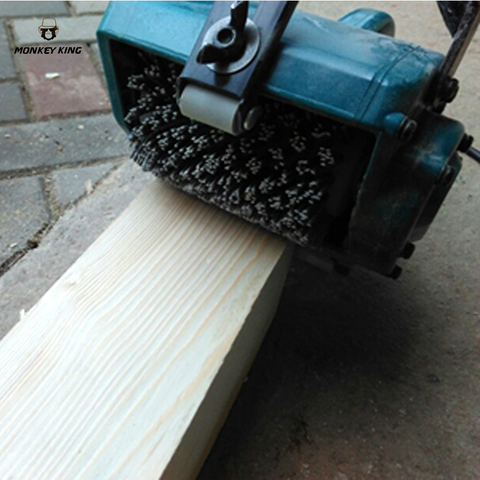 100*120*13mm Abrasives Wire Brush Wheel for 9741 Sander P80-P600 Wooden Furniture Polishing Grinding Tool ► Photo 1/2
