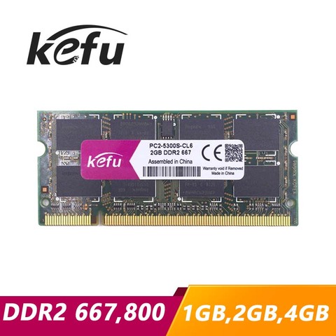 Sale 1gb 2gb 4gb DDR2 DDR 2 667 800 667mhz 800mhz PC2-5300 PC2-6400 1g 2g sodimm sdram Memory Ram Memoria For Laptop Notebook ► Photo 1/6