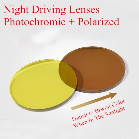 1.49 Index Night Driving Lenses Polarized Photochromic Lenses Prescription Sunglasses Lenses Fishing Skiing Lenses ► Photo 1/4
