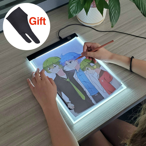 LED Light Box Drawing Tablet Graphic Pad Tracer Writing Painting Copy Board Artcraft Sketch Digital Dropshipping Wholesale ► Photo 1/6