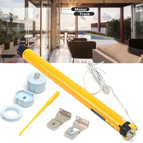 DIY 315*25mm Electric Curtains  Roller Blind Shade Tubular Motor 24V DC 300mA 7.2W 30RPM  for Roller Blinds With Hoder Kit ► Photo 1/5