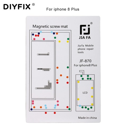 1Pc Professional Magnetic Screw Mat for iPhone X 8 8P 7 7P 6 6 Plus 6s Guide Screw Pad Keeper Chart Mat Mobile Phone Repair Tool ► Photo 1/6