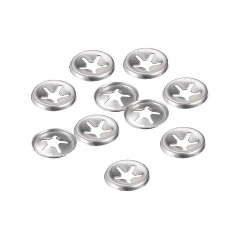 Uxcell 10pcs M3/4/5/6/7/8/10/14/16 Internal Tooth Starlock Washer 304Stainless Steel Locking Speed Clip Hardware Anti-corrosion ► Photo 1/6
