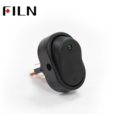 FILN  ASW-20D Headlamp Adjustable 12V 24V LED Automobile Car ON OFF Light Switch Dot light Rocker switch 30A 12V ► Photo 1/5