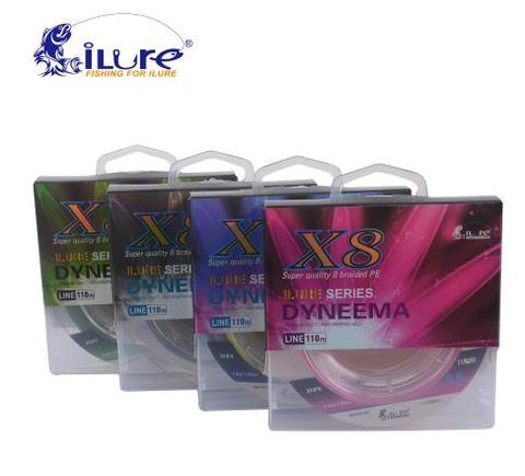 Ilure X8 PE Fishing Line 110m 8 braids free shipping ► Photo 1/1