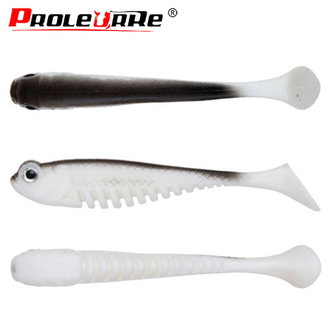 10Pcs/lot T tail silicone Fishing Lures 8cm 4g Artificial Baits Wobblers Soft Lures Shad Carp Silicone Fishing Soft Baits Tackle ► Photo 1/6