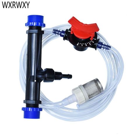 Venturi fertilizer injector 3/4 1/2 Automatic fertilizer injector Irrigation Venturi fertilization system 1set ► Photo 1/6