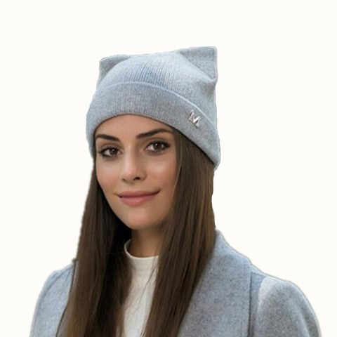 New Winter Hats Knitted Hat Hot Ears Cat Girl High Fashion Women Wool Skullies Women Cap Caps Trilby Balaclava Beanies ► Photo 1/6