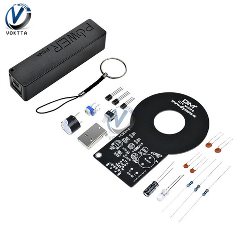 DIY Kit Metal Detector Kit Electronic Kit DC 3V-5V 60mm Non-contact Sensor Board Module Metal Detector 18650 USB Power Bank Case ► Photo 1/6
