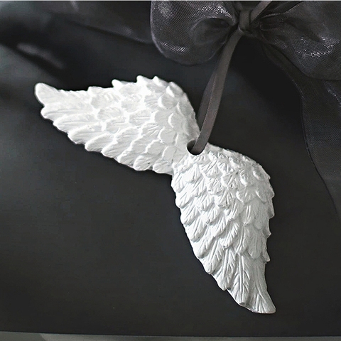 Angel Wings Silicone Mold Aromatherapy DIY Plaster Mold 3D Fondant Cake Mold Handmad Sugarcraft Gumpaste Pastry Kitchen Bakeware ► Photo 1/6