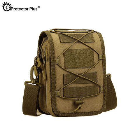 PROTECTOR PLUS Tactical Bag Military Messenger Bag Molle Pouch Single Shoulder Nylon Outdoor Sport Fishing Camping Crossbody ► Photo 1/6