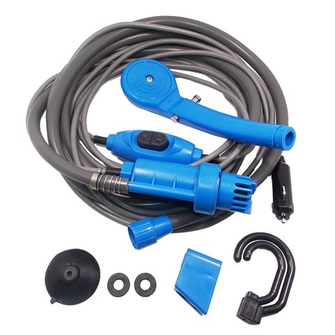 Car Washer 12V Portable Car Shower Washer Set Electric Pump Outdoor Camping Car Wash Travel Cleaning Tool ► Photo 1/1