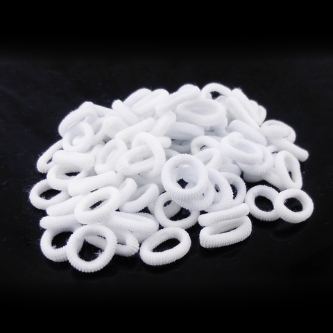 Wholesale 200 Pcs White Colour Rubber Band Children Kids Elastic Baby Girls  Hair Rope Tie Accessories - Price history & Review, AliExpress Seller -  Mary Accessory Store