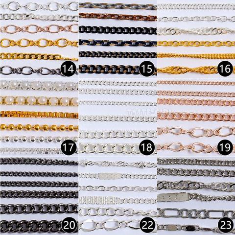 6 Grids/Pack Pearl Claw Chain Metal Nail Chains Ring Buckle 3D Alloy Nail Art Rhinestone Decorations Manicure Design DIY X# ► Photo 1/6