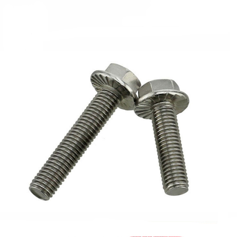 M5 M6 M8 M10 M12  Stainless steel Hexagon Bolts With Flange GB5789 Flanged toothed anti-slip screw ► Photo 1/1