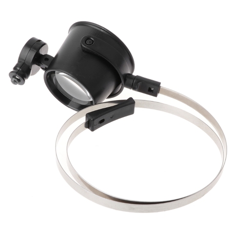 LED Eye Loupe Magnifier with Headband