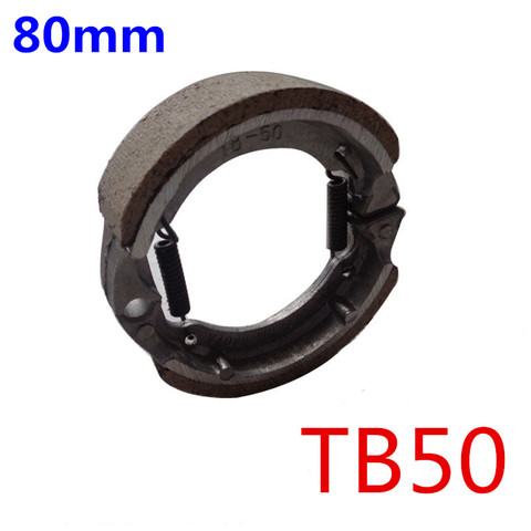 wholesale 80mm 95mm front drum brake shoes for ebike,TB50 AG50 small/big drum brake pads for electric scooter with free shipping ► Photo 1/2