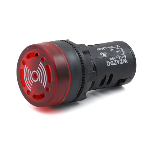 Intermittent sound and flash sound and light buzzer ED16-22SM alarm device 22MM 12V 24V  220V. ► Photo 1/5