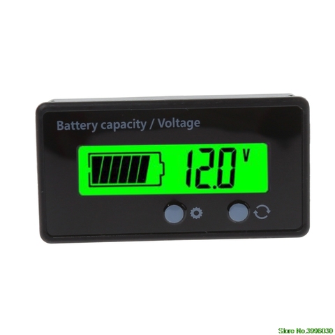 2022 Hot New 8-70V LCD Acid Lead Lithium Battery Capacity Indicator Voltmeter Voltage Tester GY-6S ► Photo 1/6