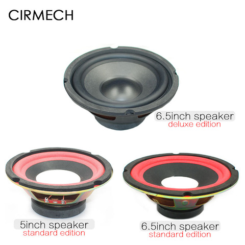 CIRMECH 5inch 6.5inch Woofer Speaker Unit Alto Stereo HOME Speaker   MID BASS HIFI Loudspeaker 1PCS 1PC ► Photo 1/1