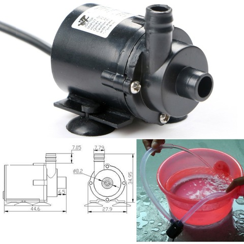 1Pc 12V 280L/H Water Pump Micro Brushless Submersible Motor Pump for Aquarium Fountain Humidifier Solar Fountain ► Photo 1/6