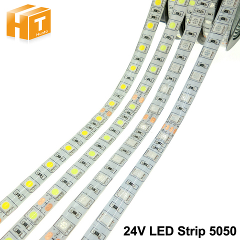 DC24V LED Strip 5050 Flexible LED Light RGB RGBW White Warm White Waterproof LED Strip 60LEDs/m 5m/lot. ► Photo 1/6