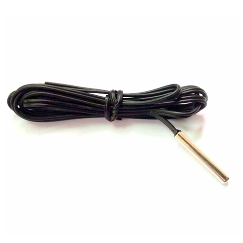 NTC 10K temperature sensor probe -40-120C 1m 2m 5m length cylinder-shaped 4*25mm used in air ► Photo 1/1