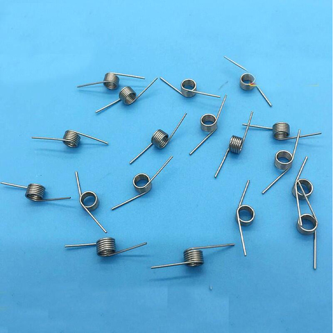 Stainless Steel Small Torsion Spring 0.5 Wire Diameter Outside Diameter 4.5mm Tiny Torsional Spring 20pcs ► Photo 1/4