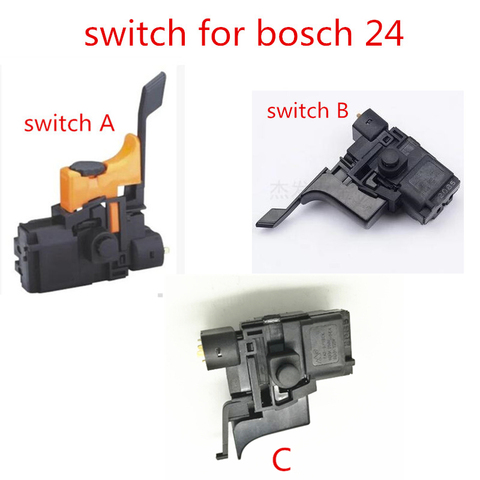 Switch on-off For BOSCH 24 BOSCH 1 617 200 077 GBH2-24DSR GAH500DSR GBH2SR GBH2-2DFR Hammer Drill Accessories Parts ► Photo 1/5