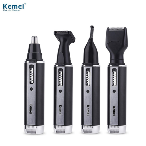 4 in 1 Professional Electric Rechargeable Nose and Ear Hair Trimmer Shaver Temple Cut Personal Care Tools For Men ► Photo 1/6