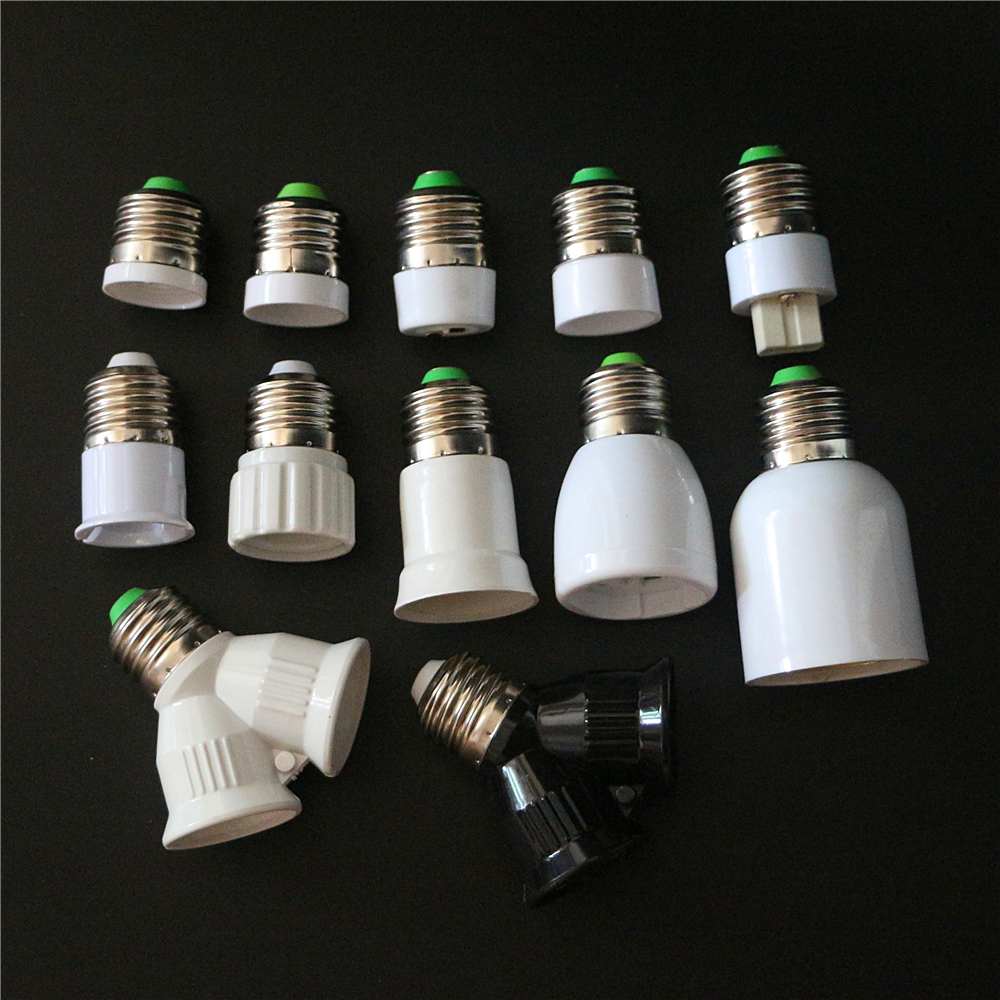 2X E14 to E12  Lamp Adapter Converter Lamp Holder LED Bulb Socket Light SP 