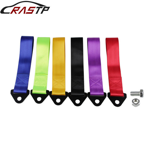 RASTP-Towing Rope Nylon Tow Eye Strap Tow Loop Strap Racing Drift Rally Emergency Tool Paste RS-BAG013A-NM ► Photo 1/6