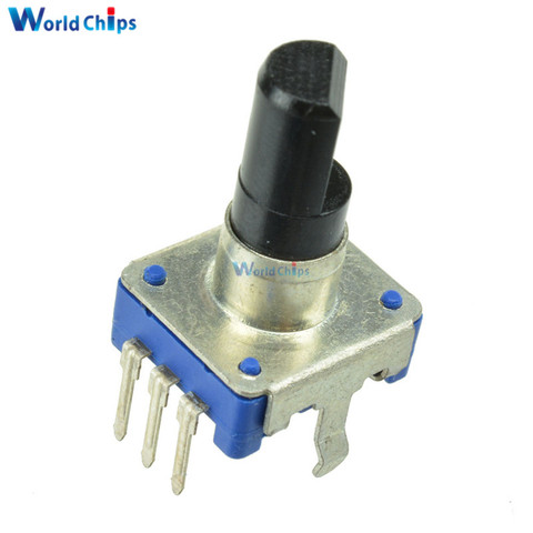 2PCS Rotary Encoder EC12 Audio Digital Potentiometer 15mm Handle ► Photo 1/6