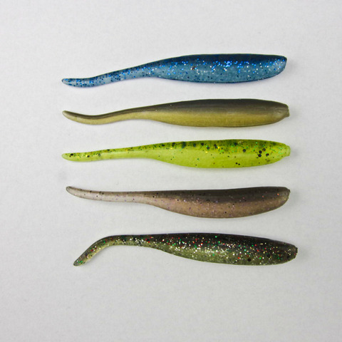 BassLegend- Salted  Fishing Freshwater Silicone Soft Swimbait Shad Bass Pike Trout Lure 70mm/ 2g 10 pcs ► Photo 1/6