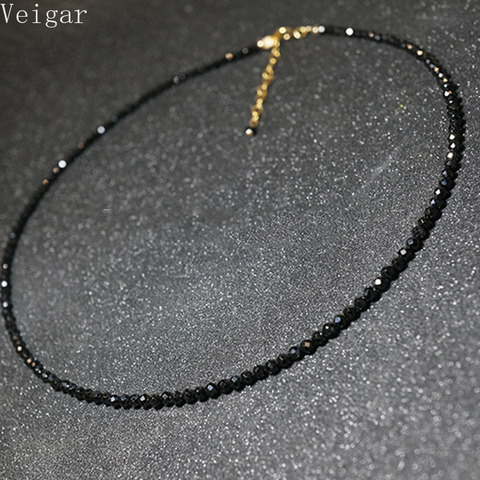 Simple Black Beads Short Necklace Female 2022 Fashion Jewelry Women Choker Necklaces Bijoux Femme Ladies Party Necklace ► Photo 1/5
