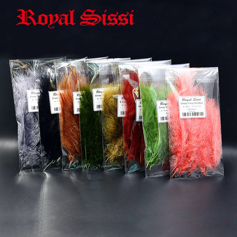 Royal Sissi 120pcs Multiple Colors assorted Turkey Marabou feather cheap Blood Quill Woolly Bugger Fly Tying feather material ► Photo 1/6